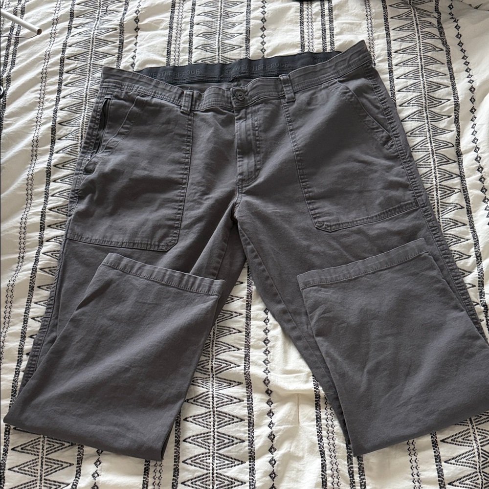 Weatherproof Men's Charcoal Cargo Pants